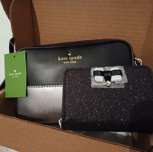 Kate spade crossbody and zip card case bundle
